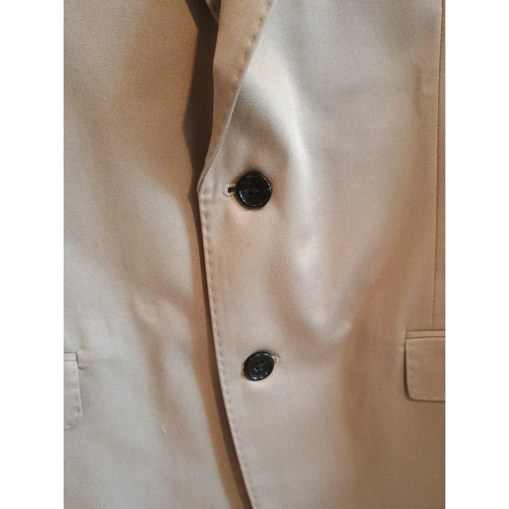 Tan Banana Republic Men's Sport Coat 44R Slim Fit Rapid‎ Movement Blazer